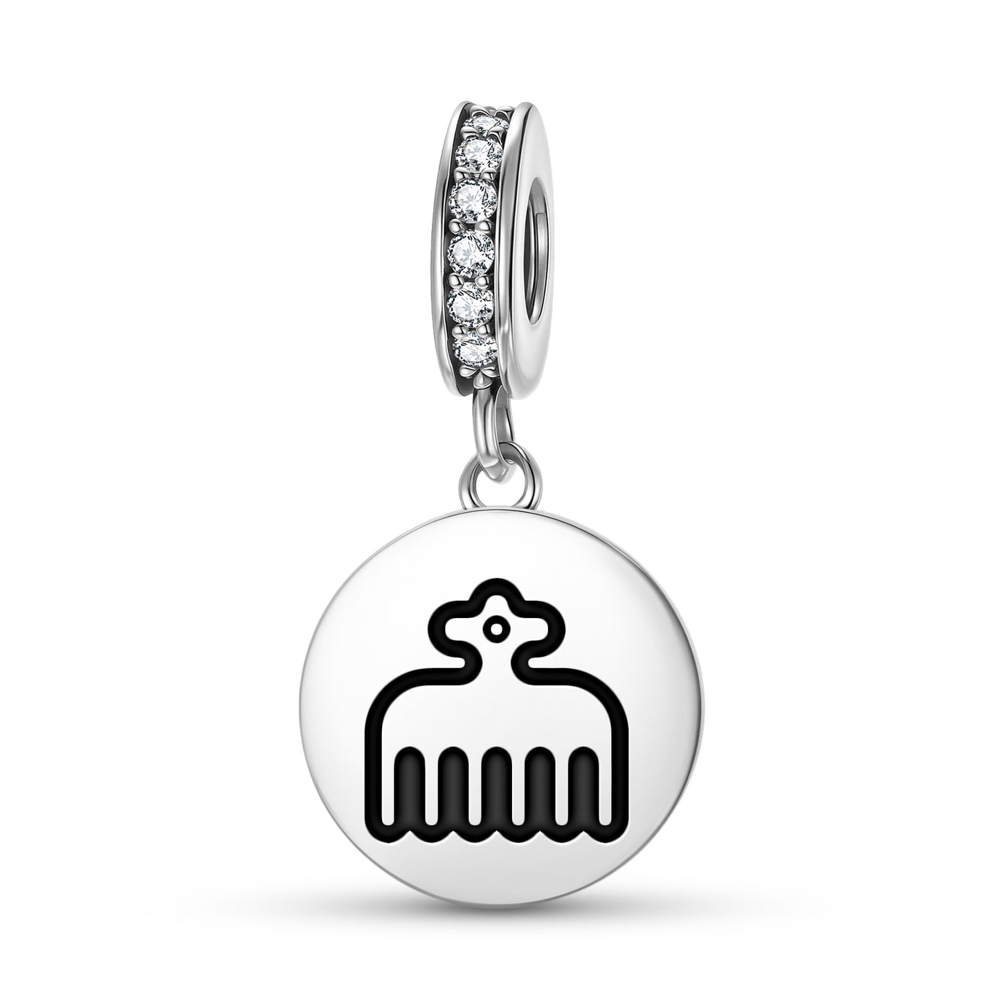 Akagawa Imagawa Japanese Symbols Pendant Dangle Charm