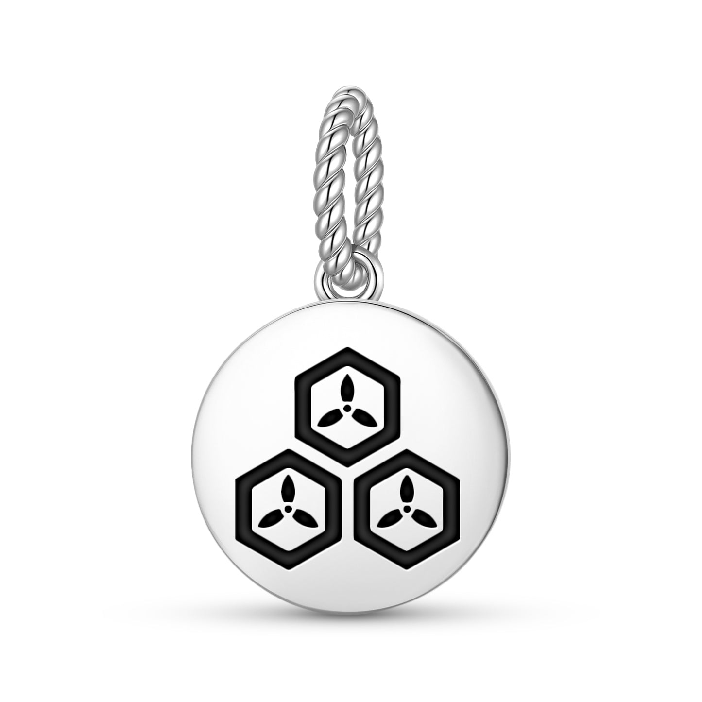 Naoe Kanetsugu Japanese Symbols Pendant Dangle Charm