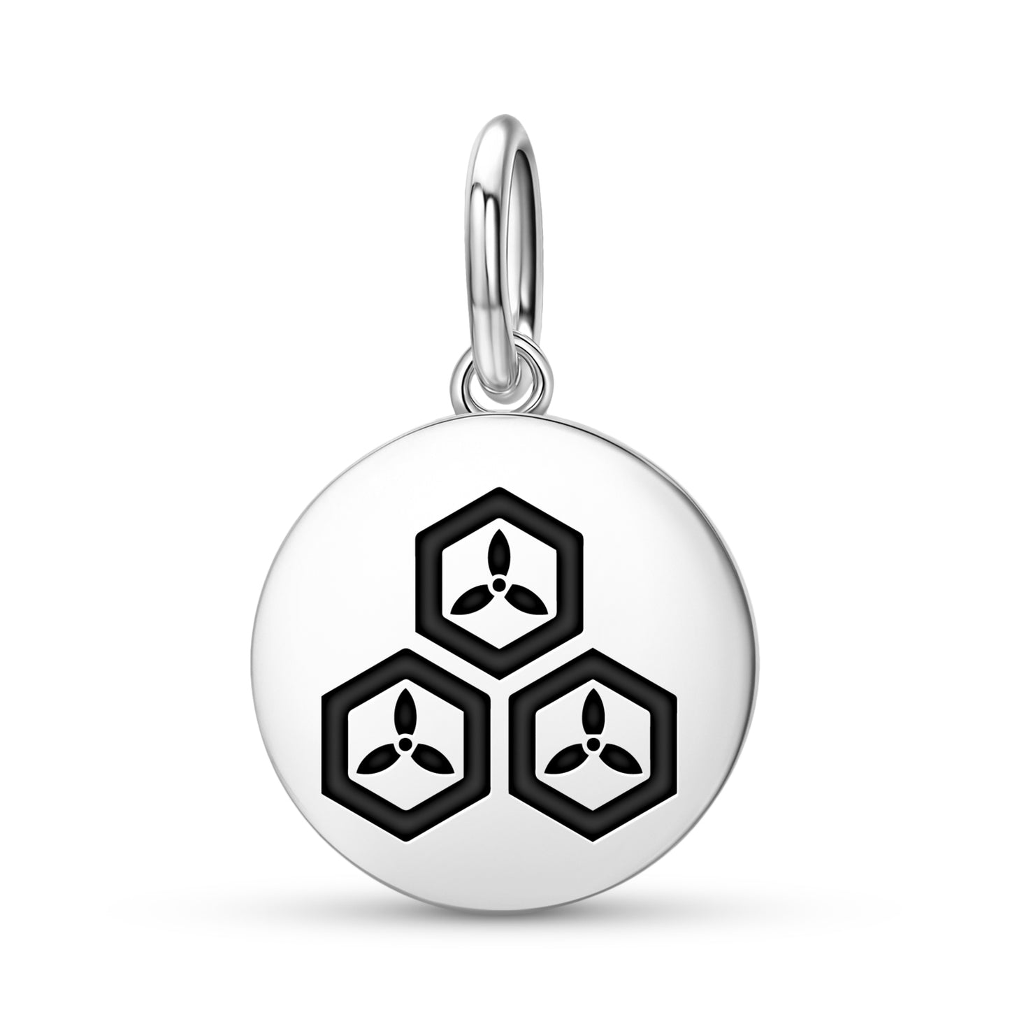 Naoe Kanetsugu Japanese Symbols Pendant Dangle Charm