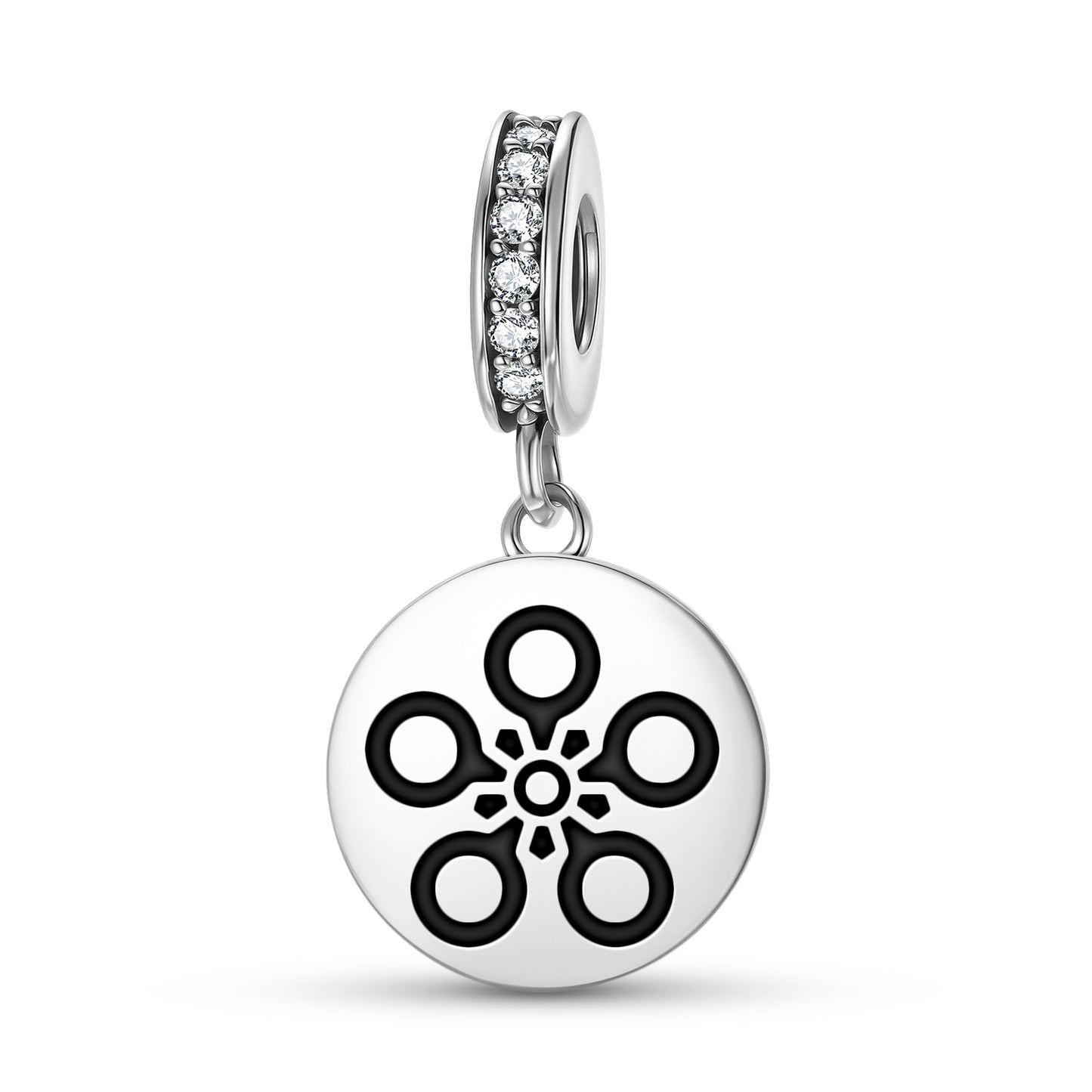 Maeda Toshiie Japanese Symbols Pendant Dangle Charm