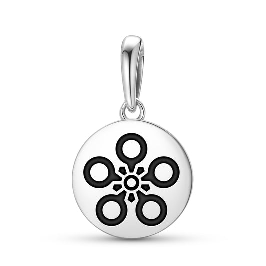 Maeda Toshiie Japanese Symbols Pendant Dangle Charm