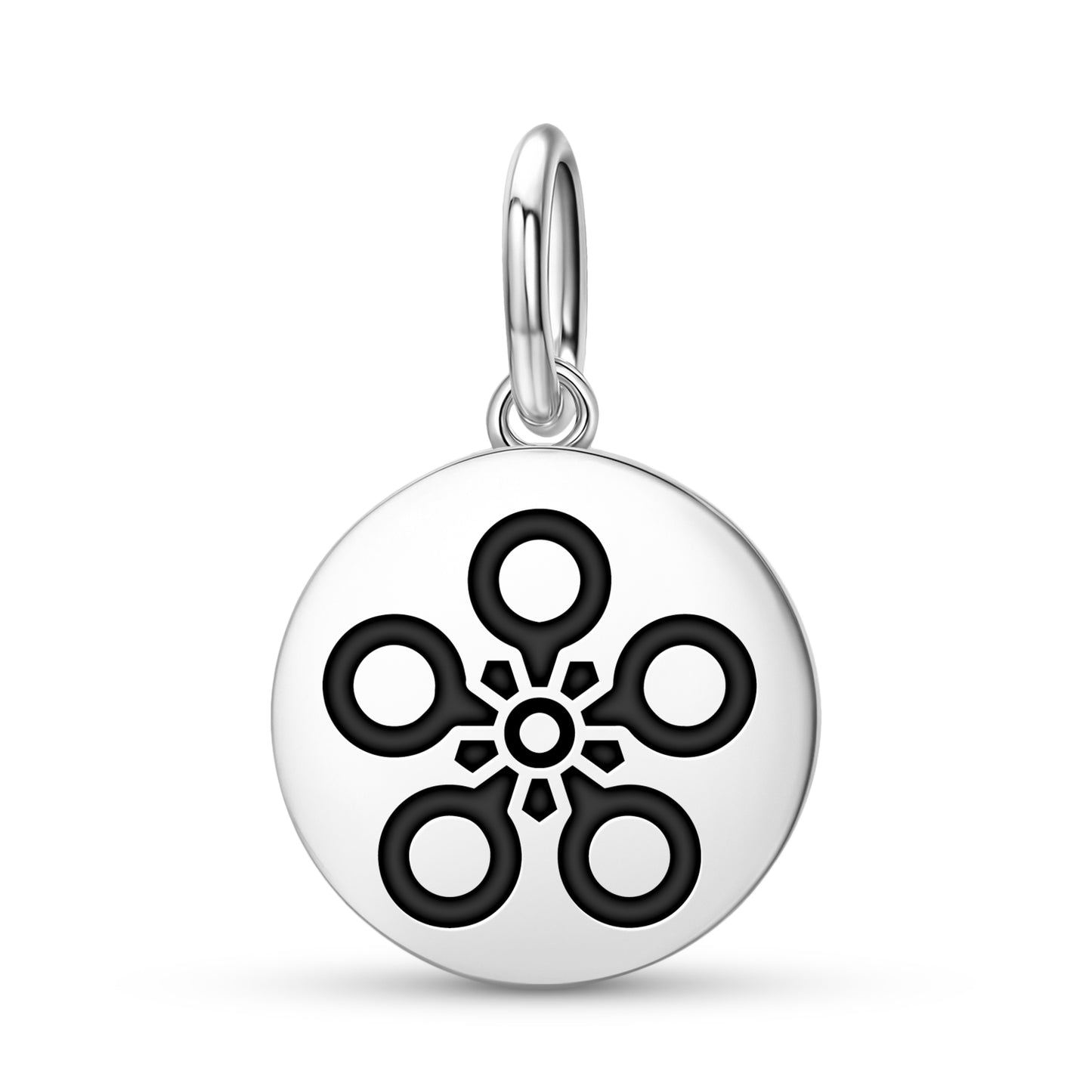 Maeda Toshiie Japanese Symbols Pendant Dangle Charm