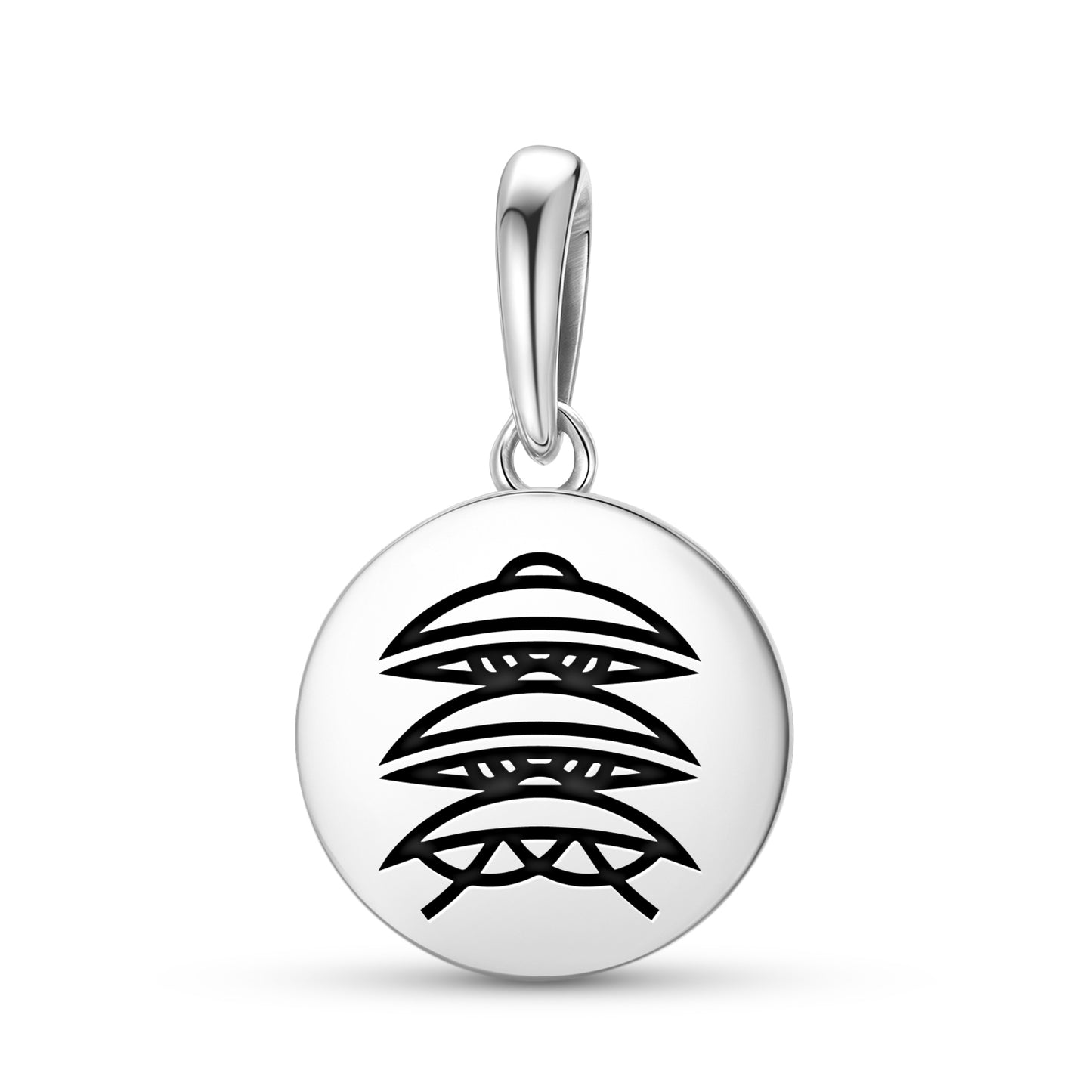 Mibu Japanese Symbols Pendant Dangle Charm