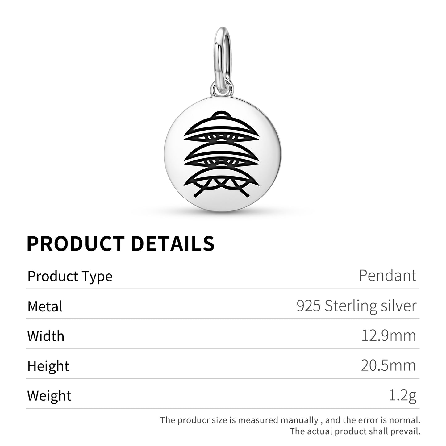 Mibu Japanese Symbols Pendant Dangle Charm