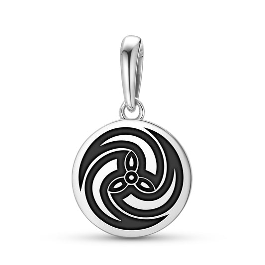 Kuroda Kanbe Japanese Symbols Pendant Dangle Charm