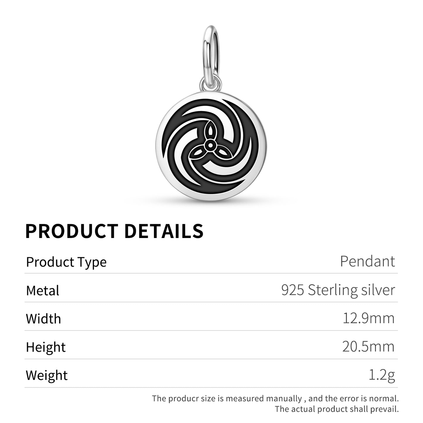 Kuroda Kanbe Japanese Symbols Pendant Dangle Charm