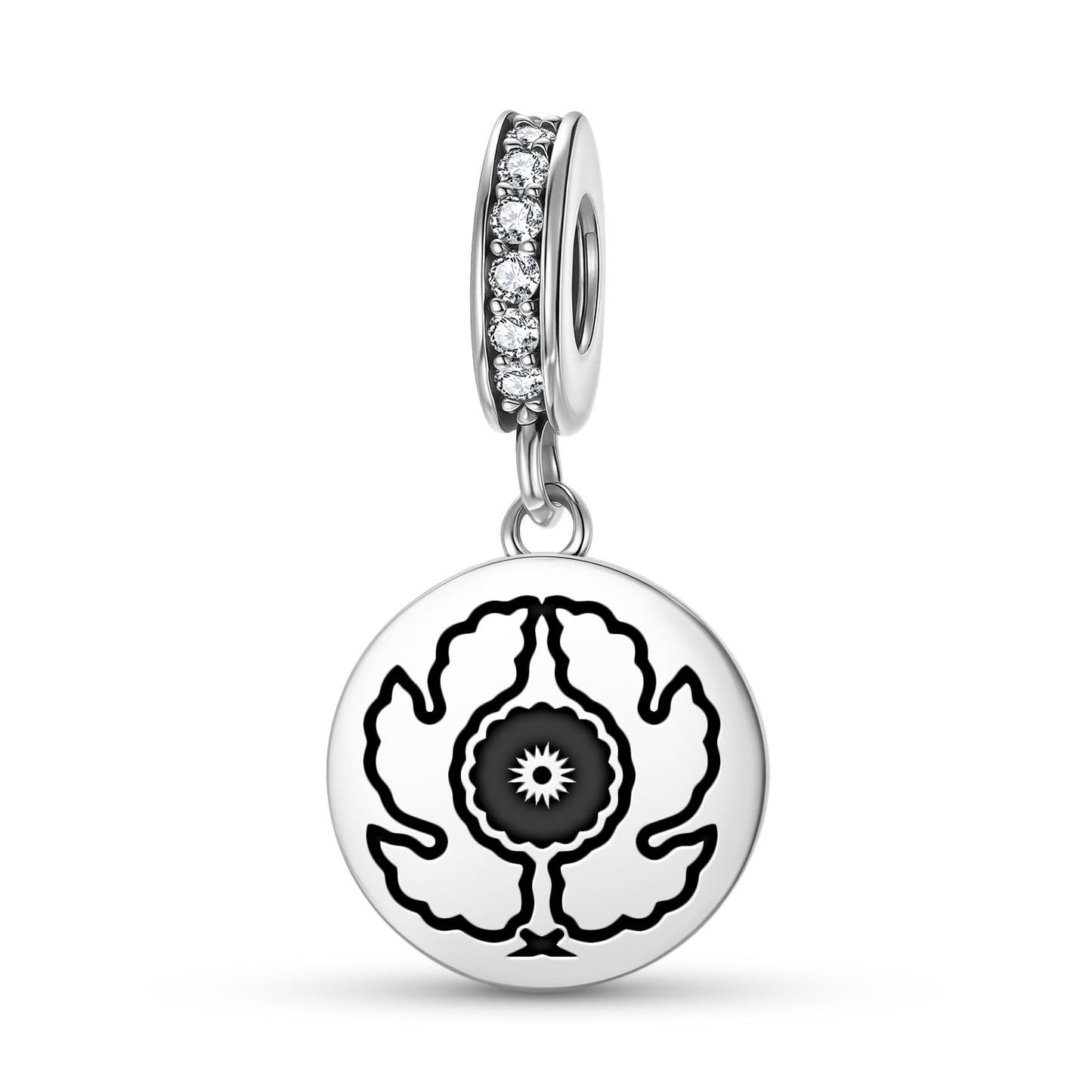 Saigo Takamori Japanese Symbols Pendant Dangle Charm