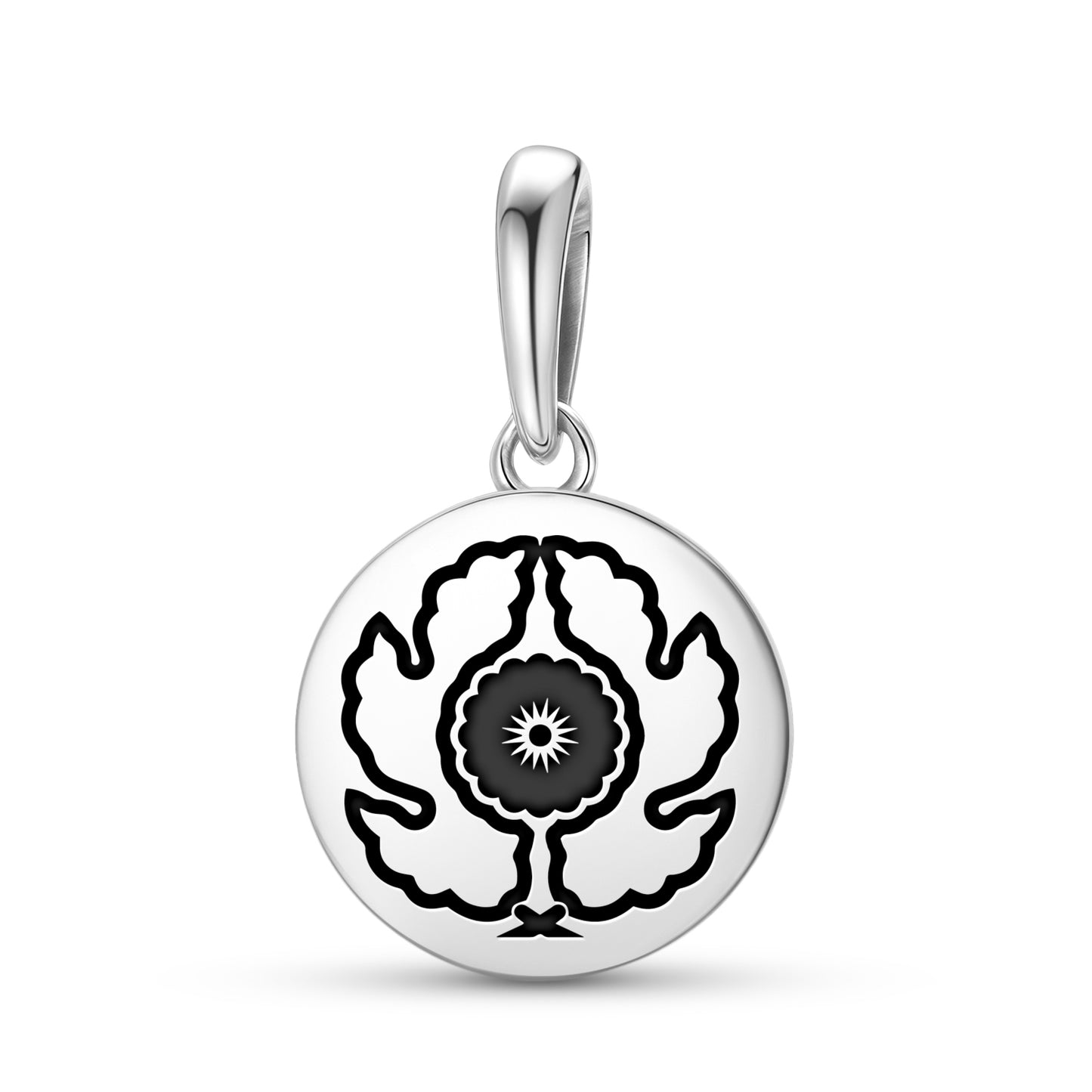 Saigo Takamori Japanese Symbols Pendant Dangle Charm
