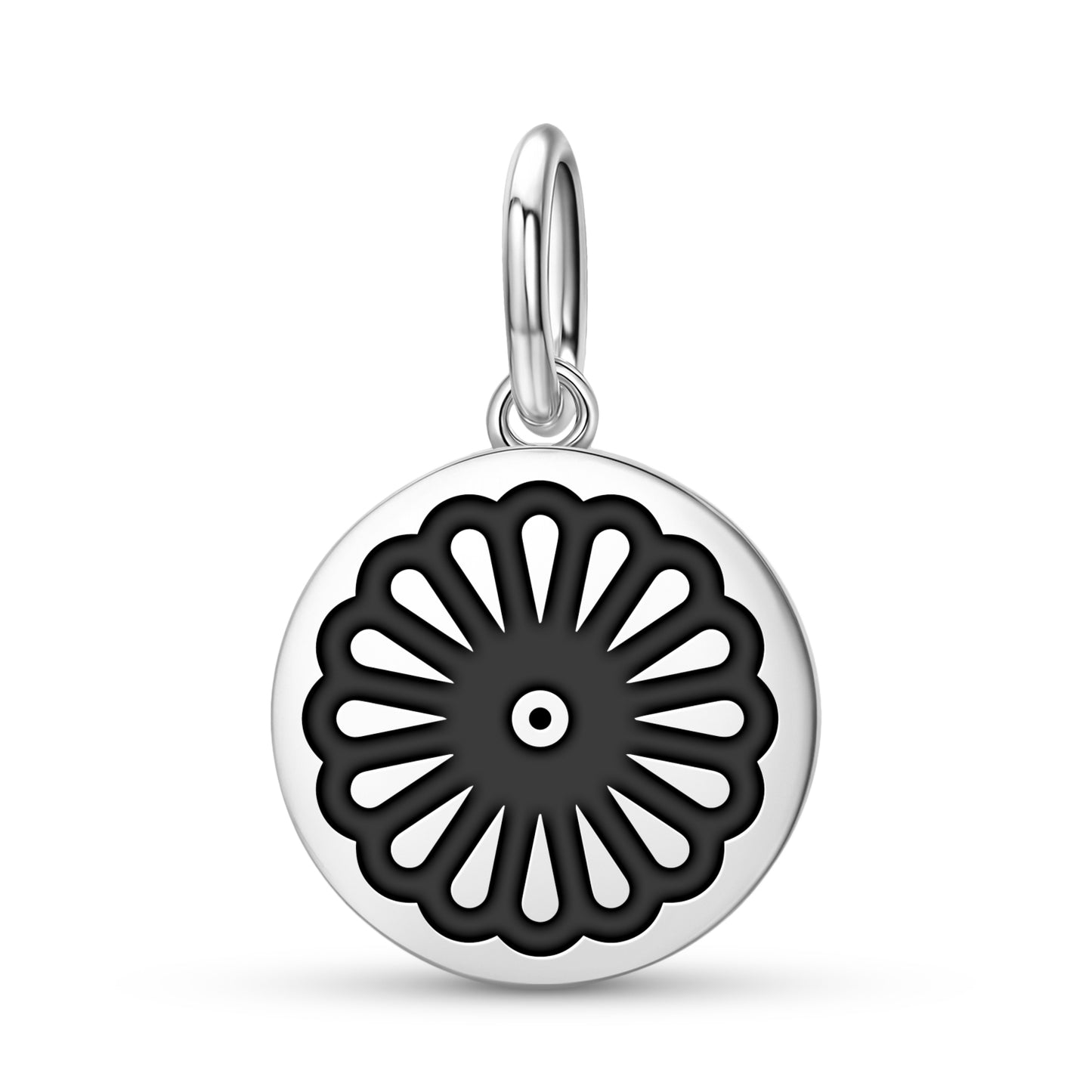 Jirogiku Japanese Symbols Pendant Dangle Charm