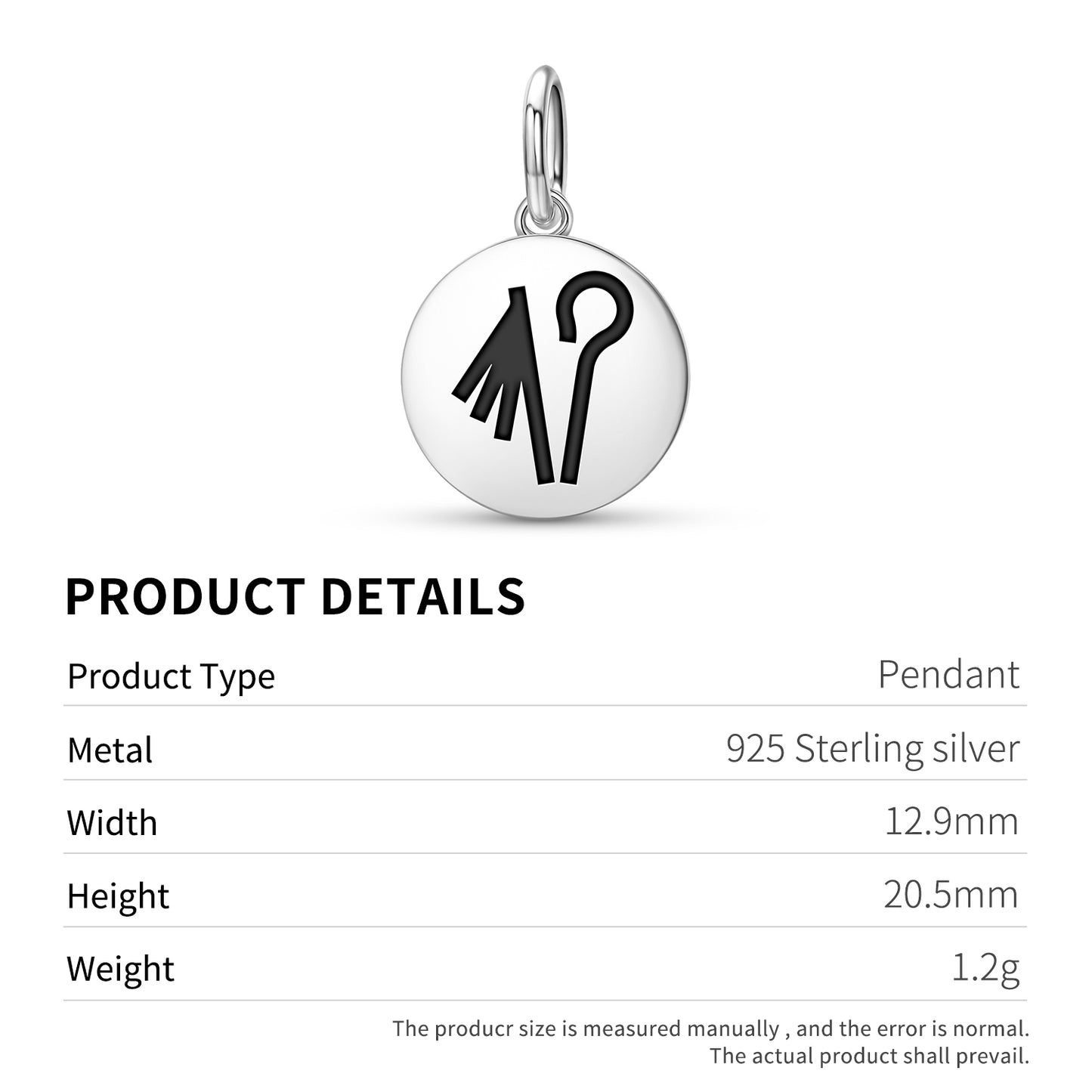 Crook and fall Egyptian Symbols Pendant Dangle Charm