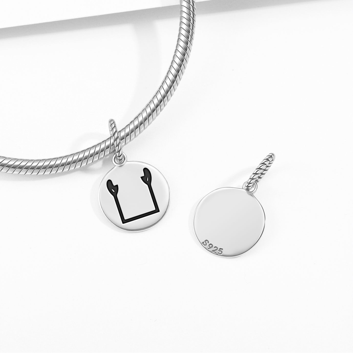 Ka Egyptian Symbols Pendant Dangle Charm