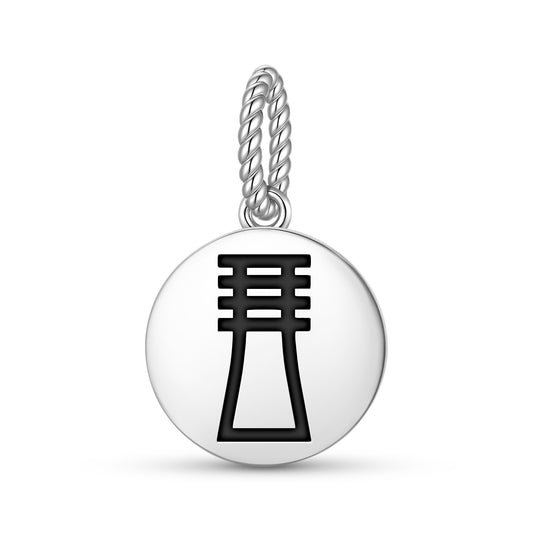 Djed Egyptian Symbols Pendant Dangle Charm