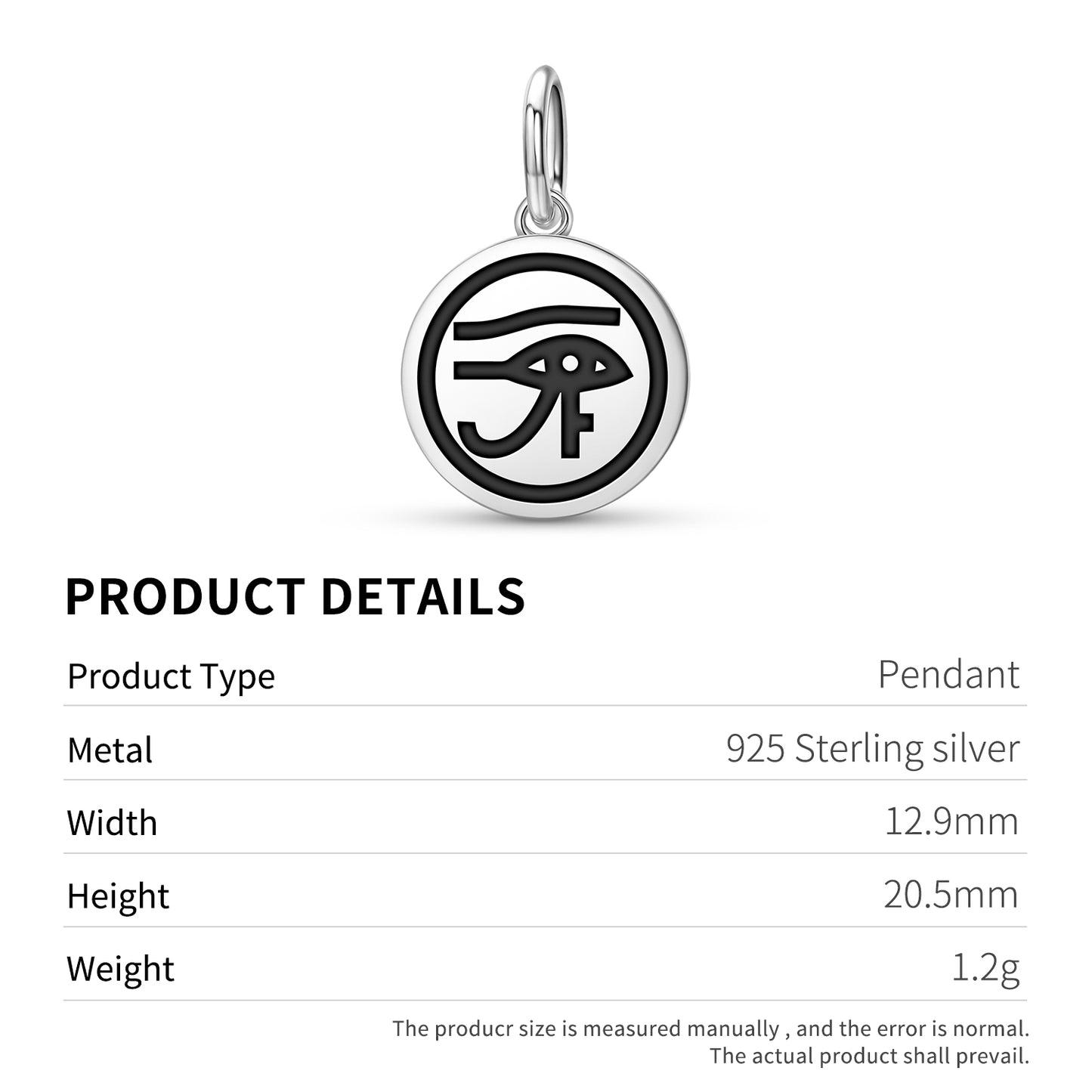 Wedjat Egyptian Symbols Pendant Dangle Charm