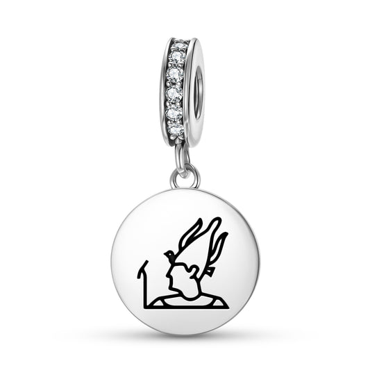 Satis Satet Egyptian Symbols Pendant Dangle Charm