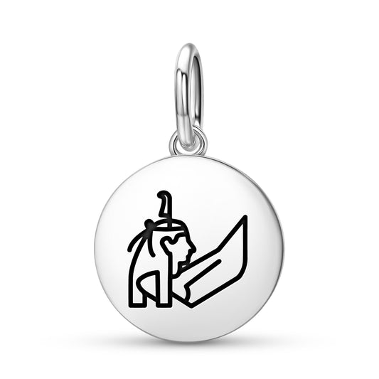 Maat Egyptian Symbols Pendant Dangle Charm