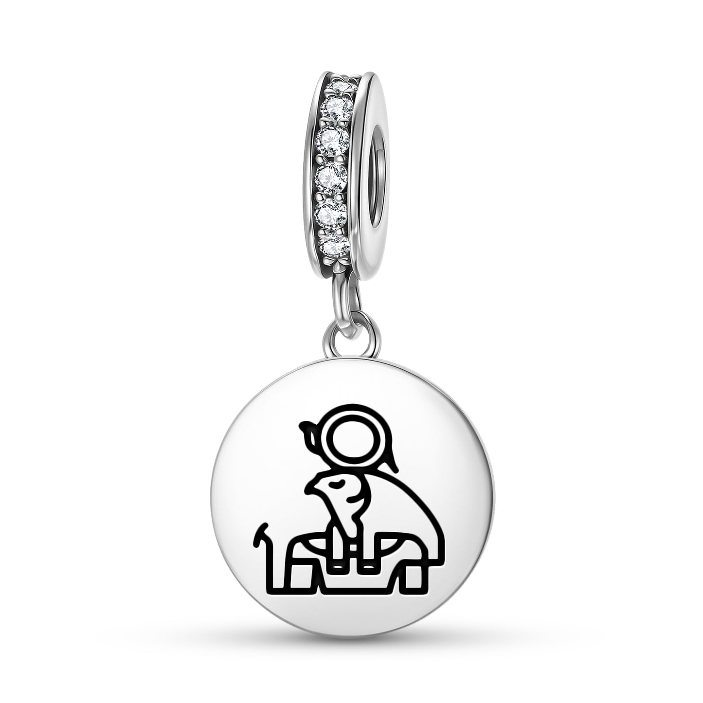 Ra Egyptian Symbols Pendant Dangle Charm
