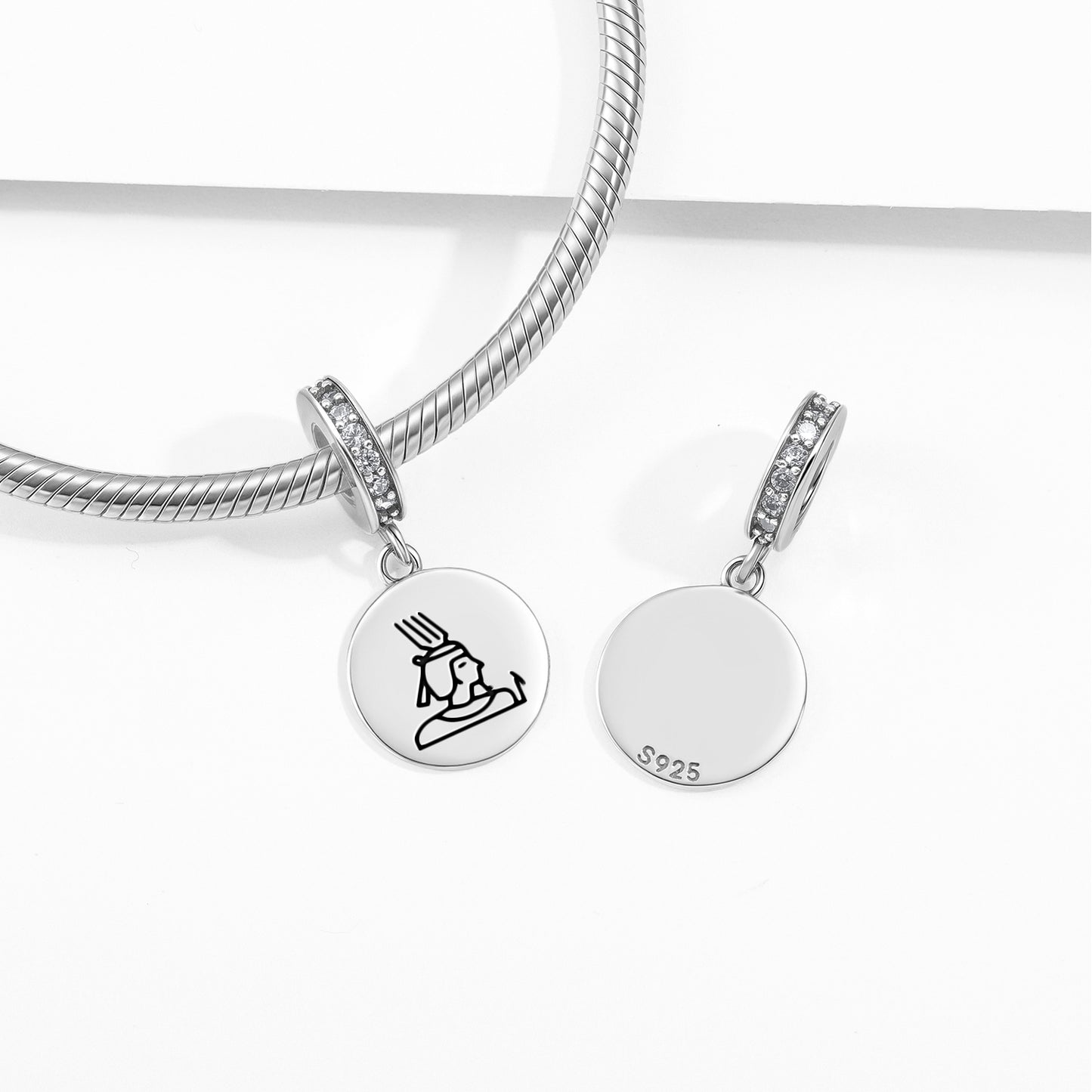 Shu Egyptian Symbols Pendant Dangle Charm