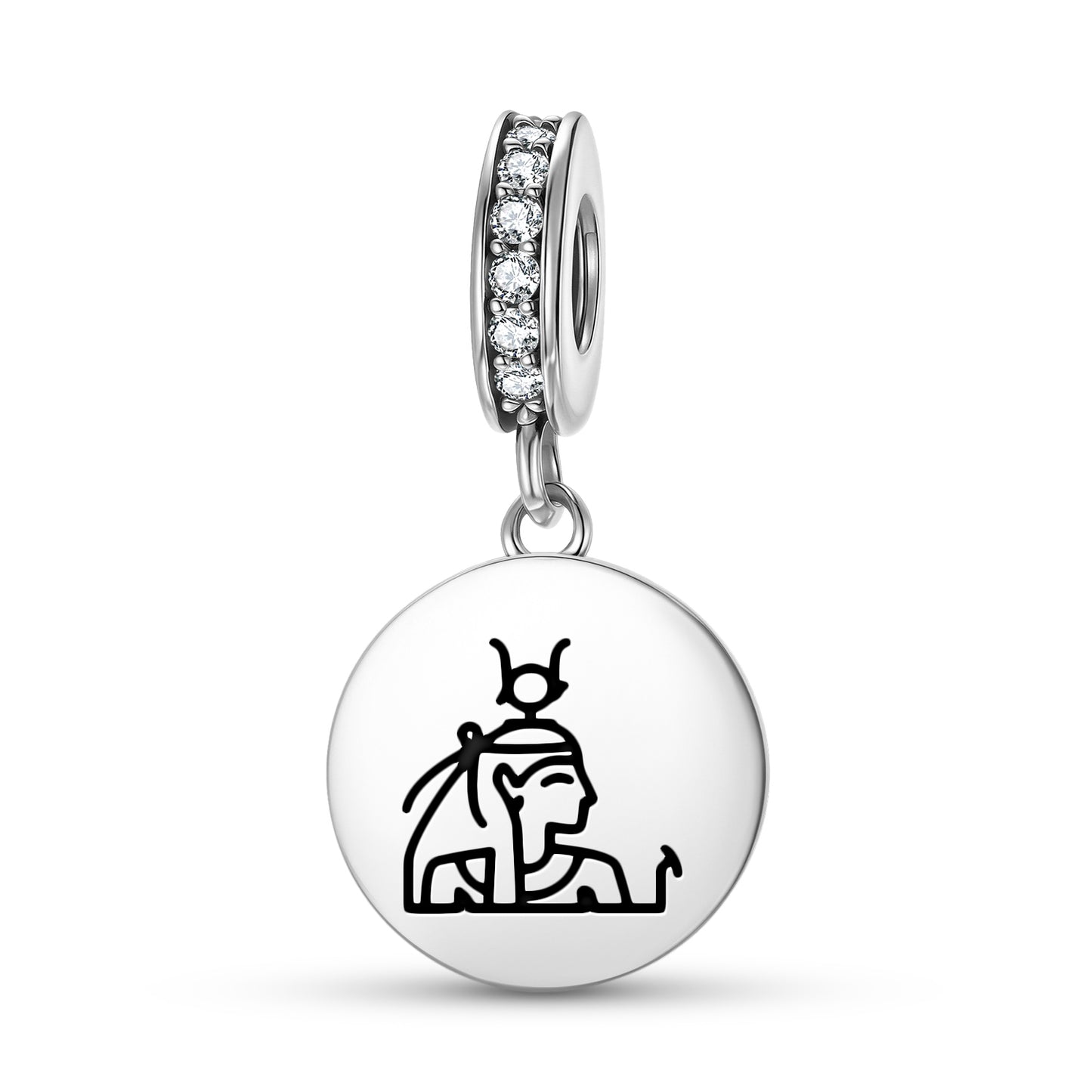 Hathor Egyptian Symbols Pendant Dangle Charm