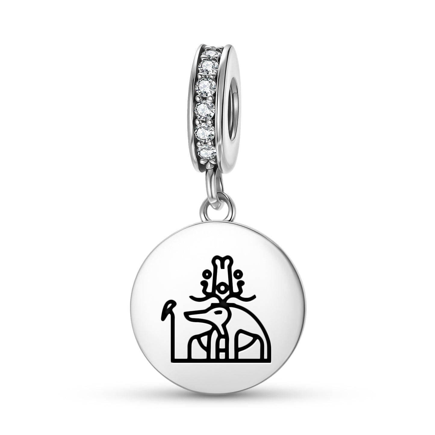 Sobek Egyptian Symbols Pendant Dangle Charm