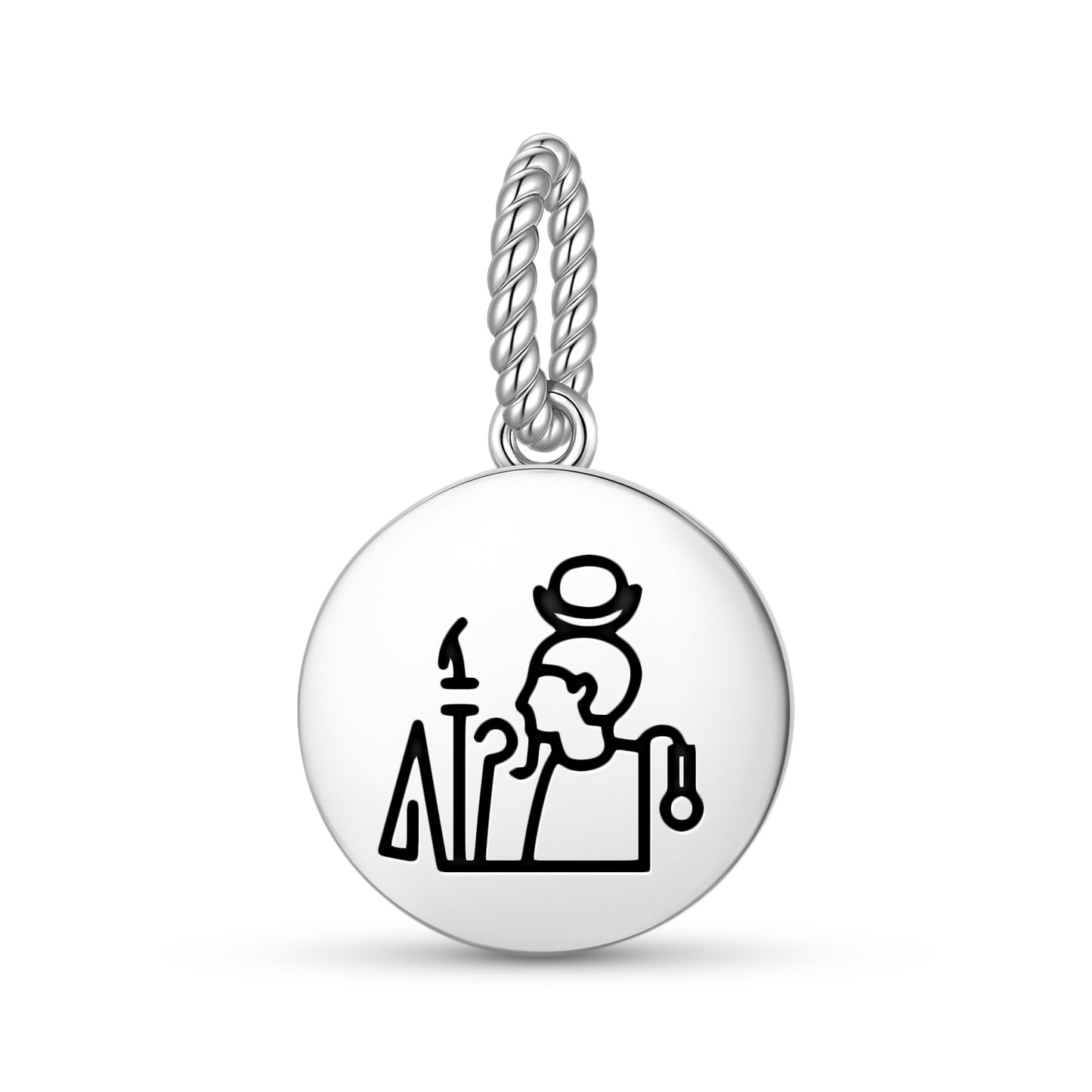 Khonsu Egyptian Symbols Pendant Dangle Charm