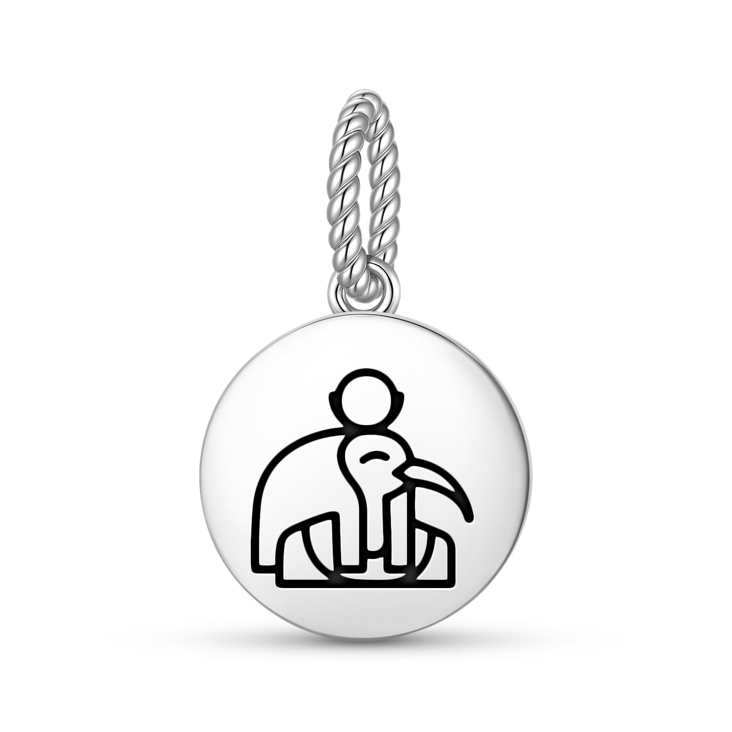 Thots Egyptian Symbols Pendant Dangle Charm