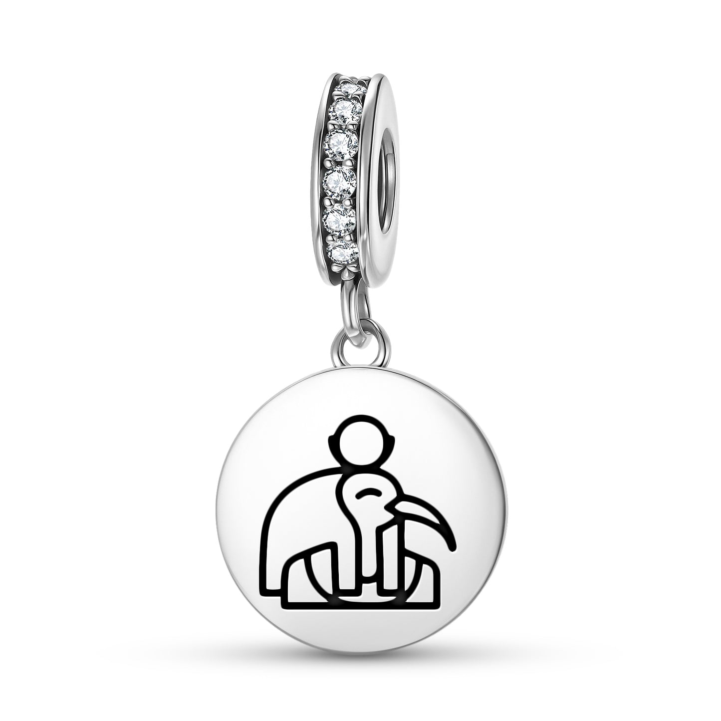 Thots Egyptian Symbols Pendant Dangle Charm