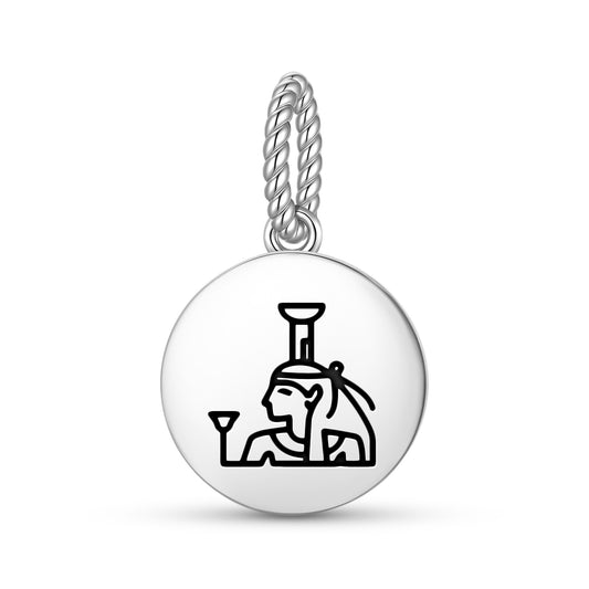 Nephthys Egyptian Symbols Pendant Dangle Charm
