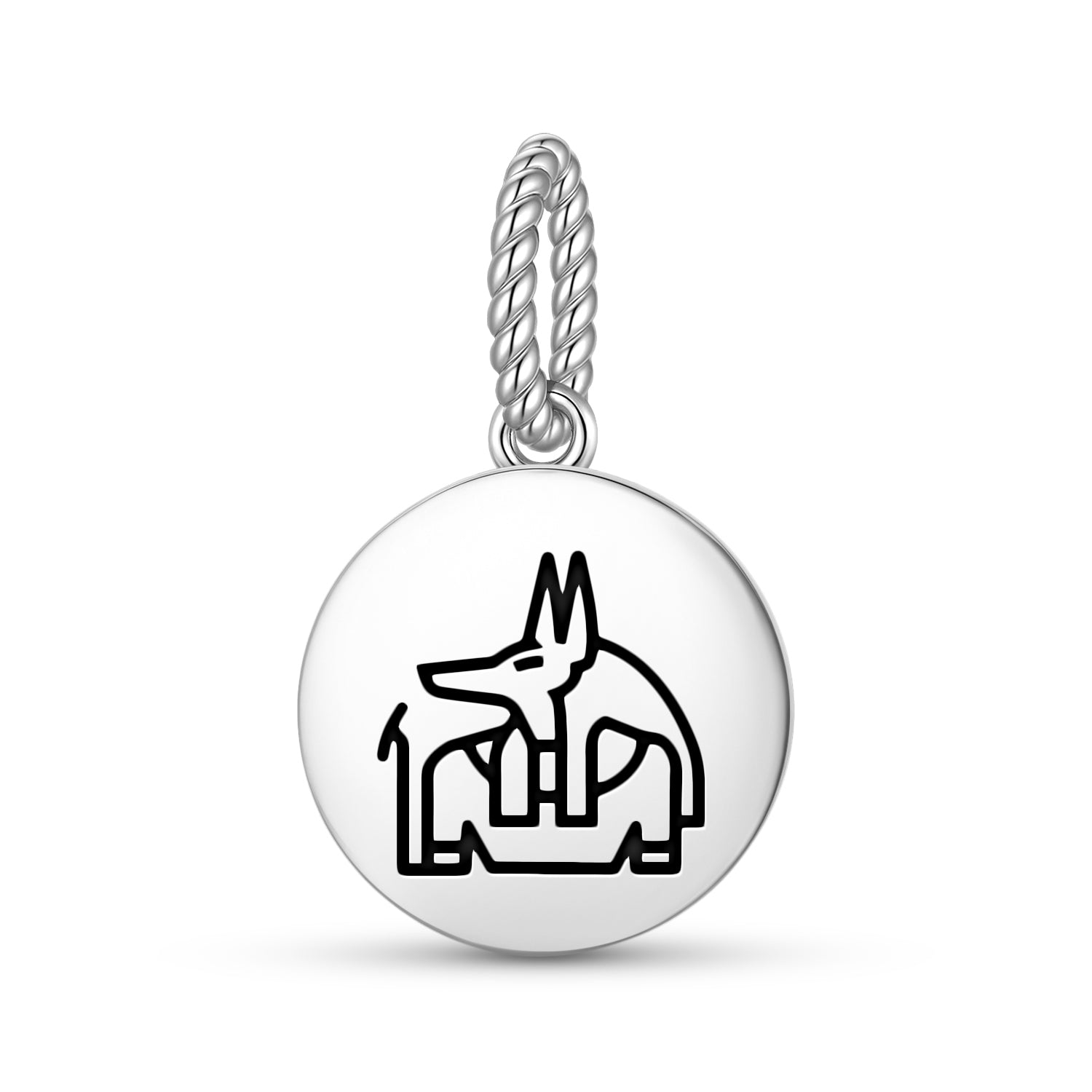 Anubis Egyptian Symbols Pendant Dangle Charm
