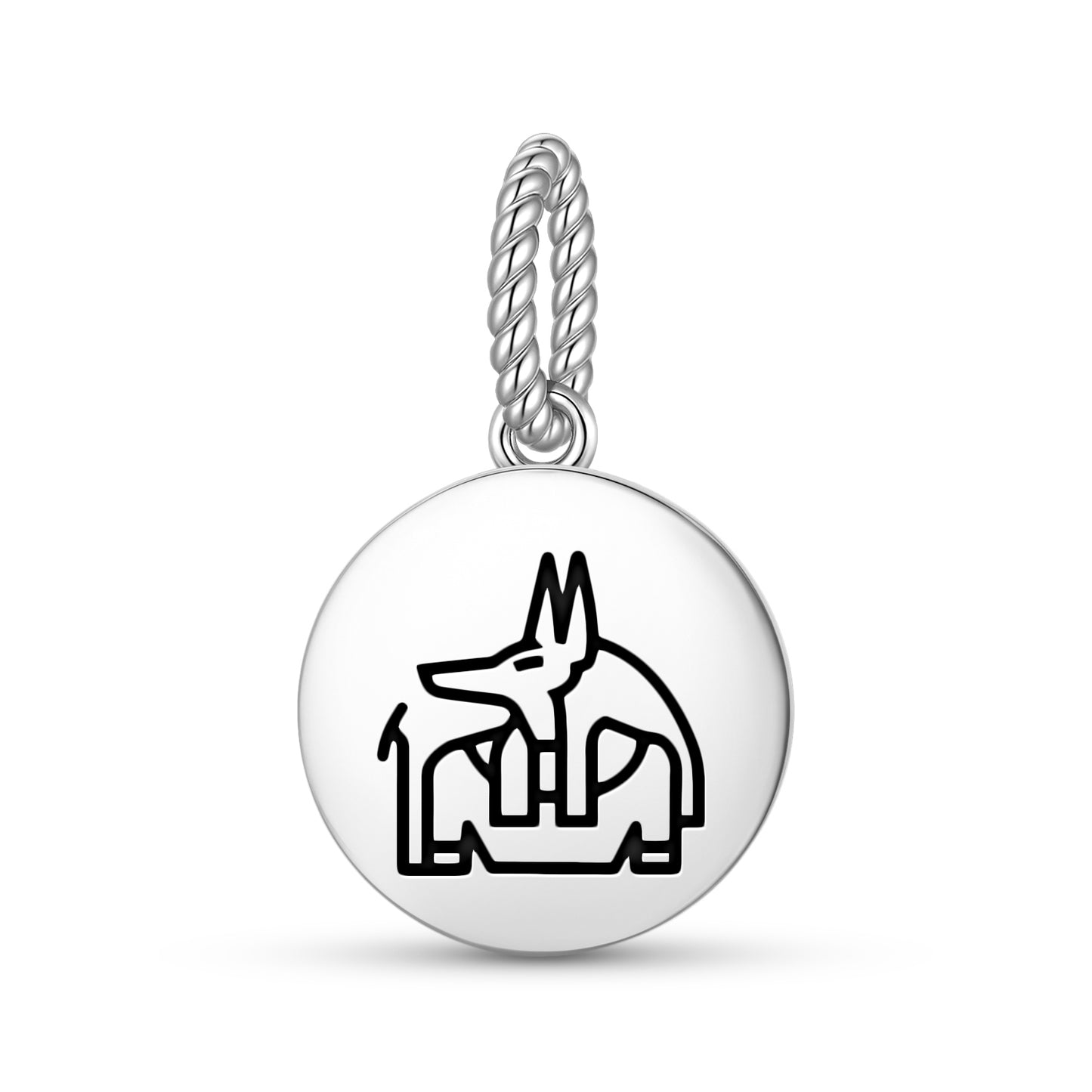 Anubis Egyptian Symbols Pendant Dangle Charm
