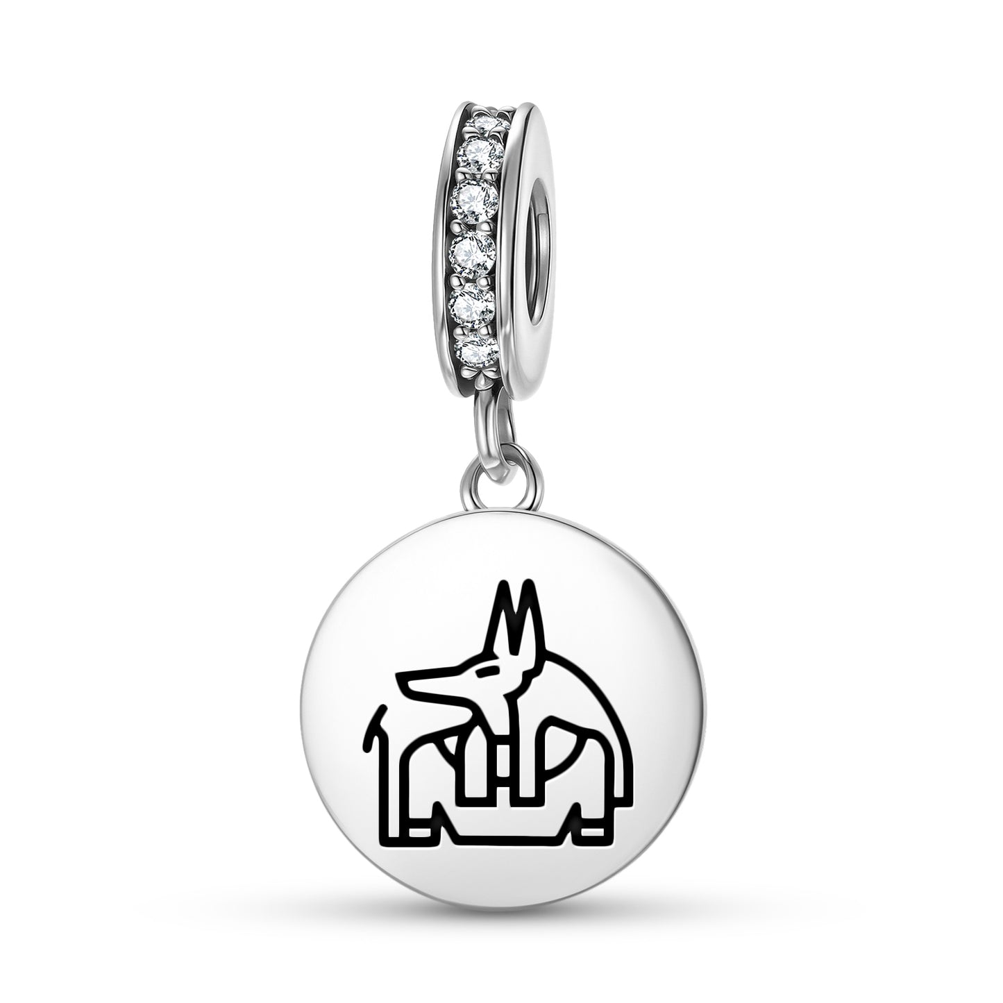 Anubis Egyptian Symbols Pendant Dangle Charm