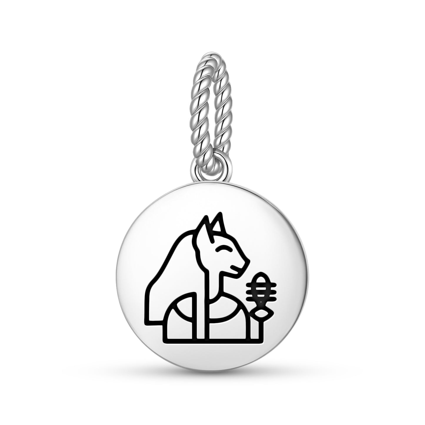 Bastet Egyptian Symbols Pendant Dangle Charm