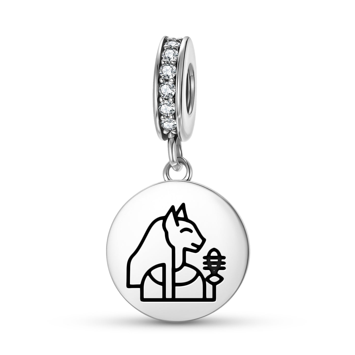 Bastet Egyptian Symbols Pendant Dangle Charm