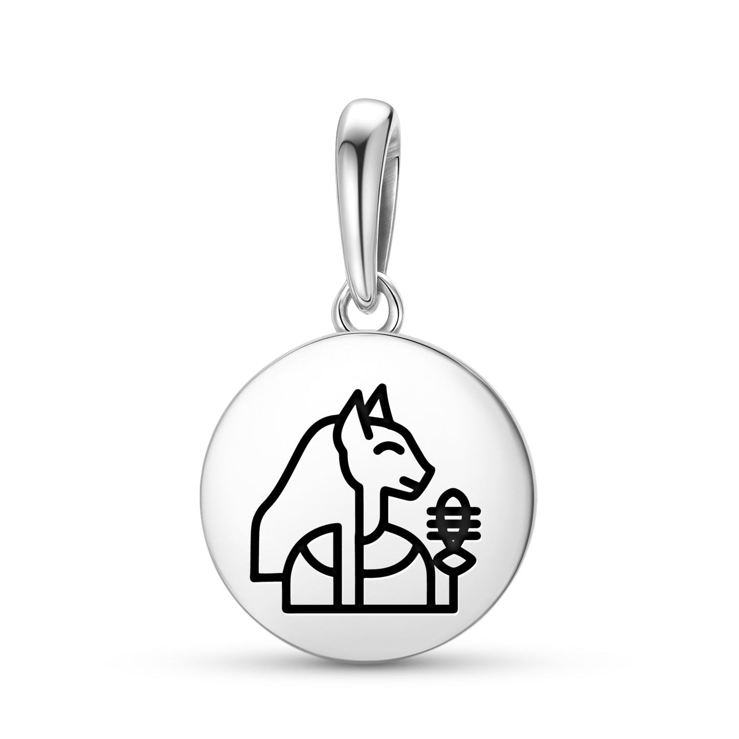 Bastet Egyptian Symbols Pendant Dangle Charm