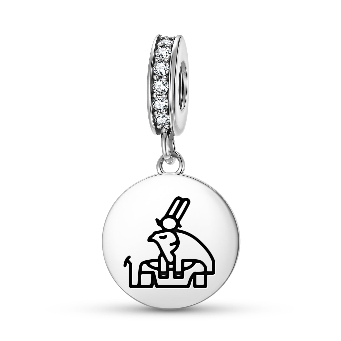 Montu Egyptian Symbols Pendant Dangle Charm
