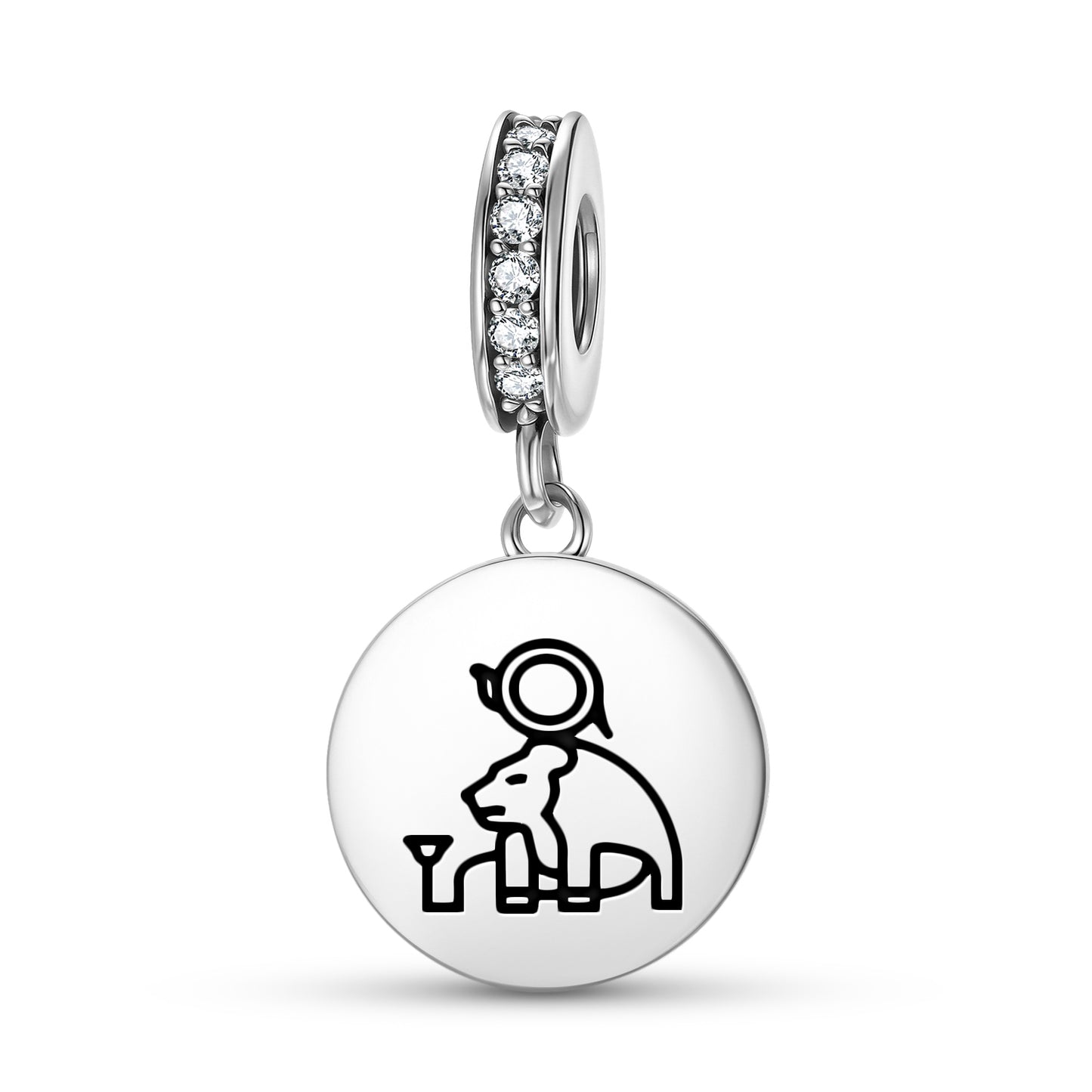 Sekhmet Egyptian Symbols Pendant Dangle Charm