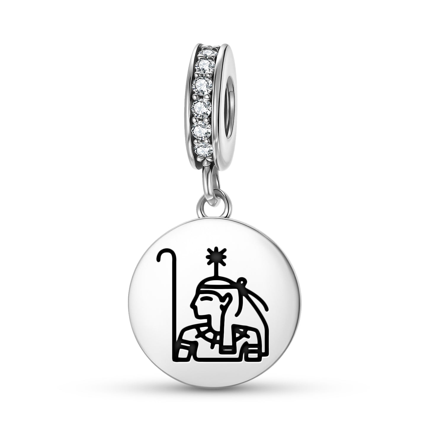 Seshat Egyptian Symbols Pendant Dangle Charm