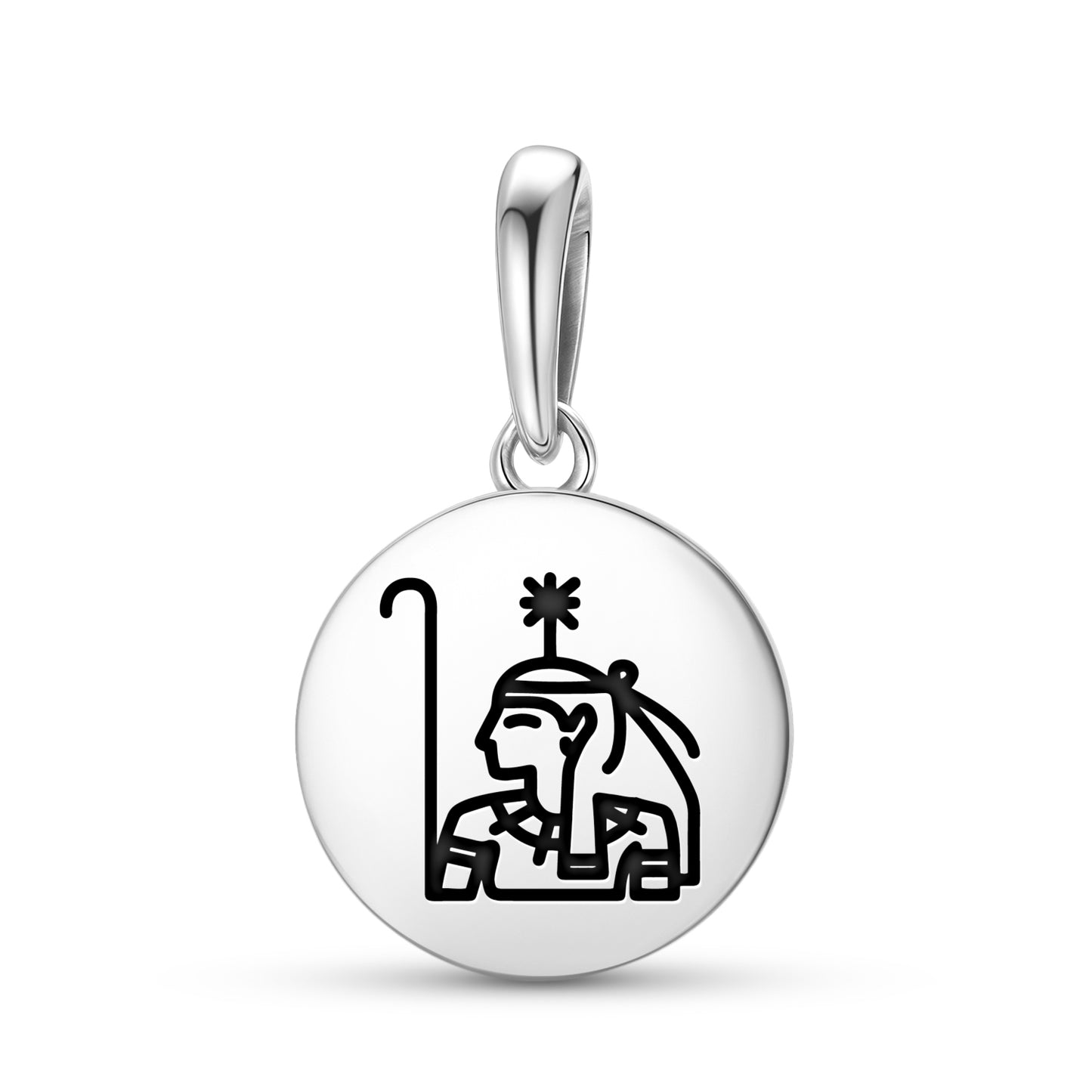 Seshat Egyptian Symbols Pendant Dangle Charm