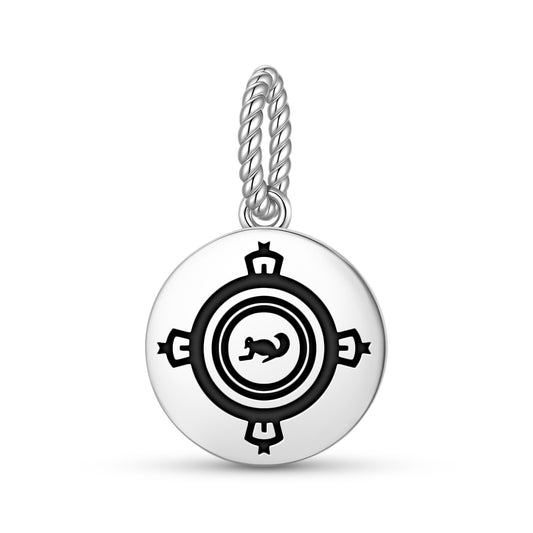 Skunk Hopi Symbols Pendant Dangle Charm