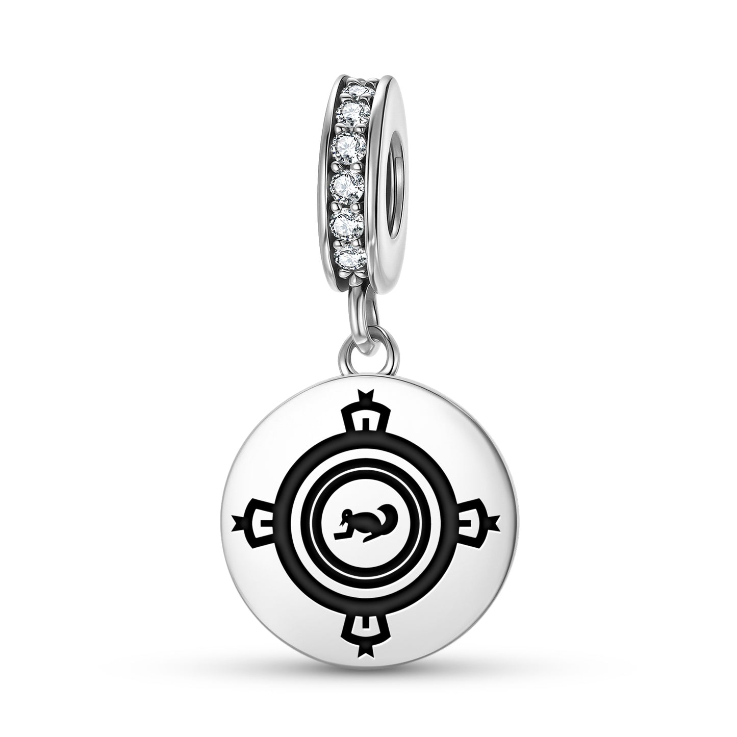 Skunk Hopi Symbols Pendant Dangle Charm