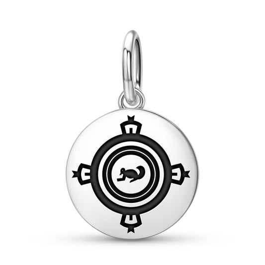 Skunk Hopi Symbols Pendant Dangle Charm