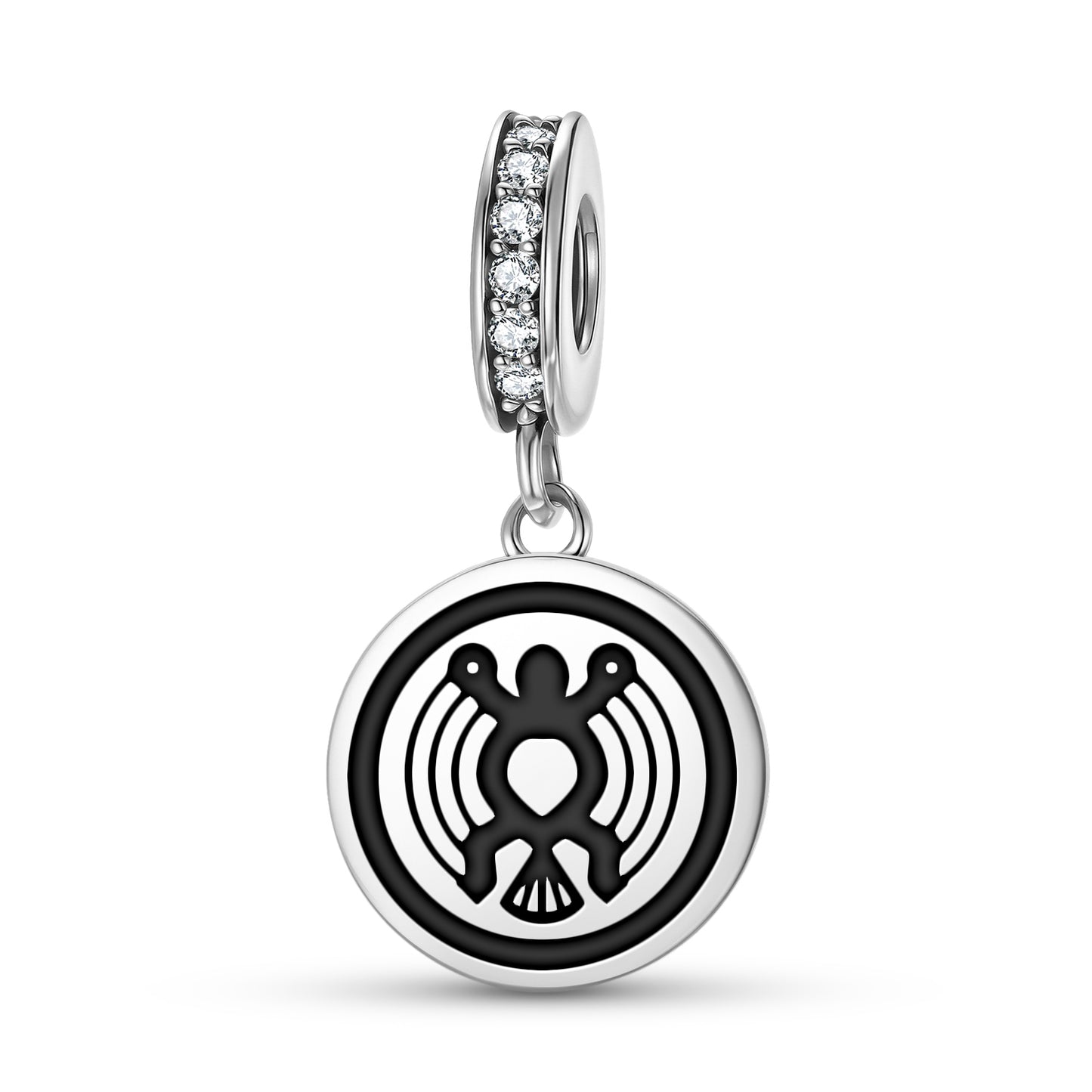 Taknokwumu Hopi Symbols Pendant Dangle Charm