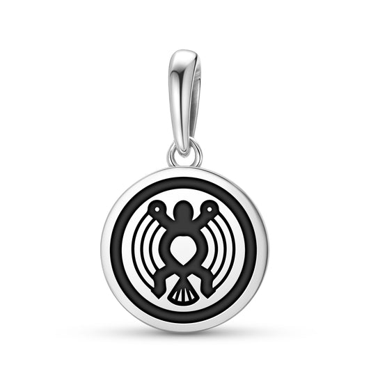 Taknokwumu Hopi Symbols Pendant Dangle Charm