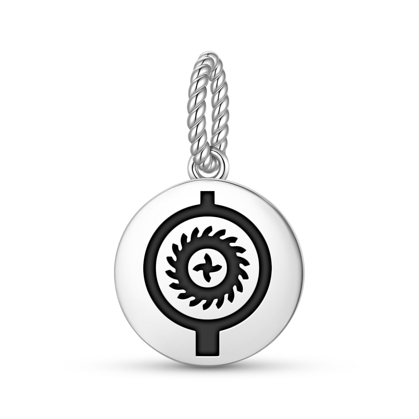 Kachina Rattle Hopi Symbols Pendant Dangle Charm
