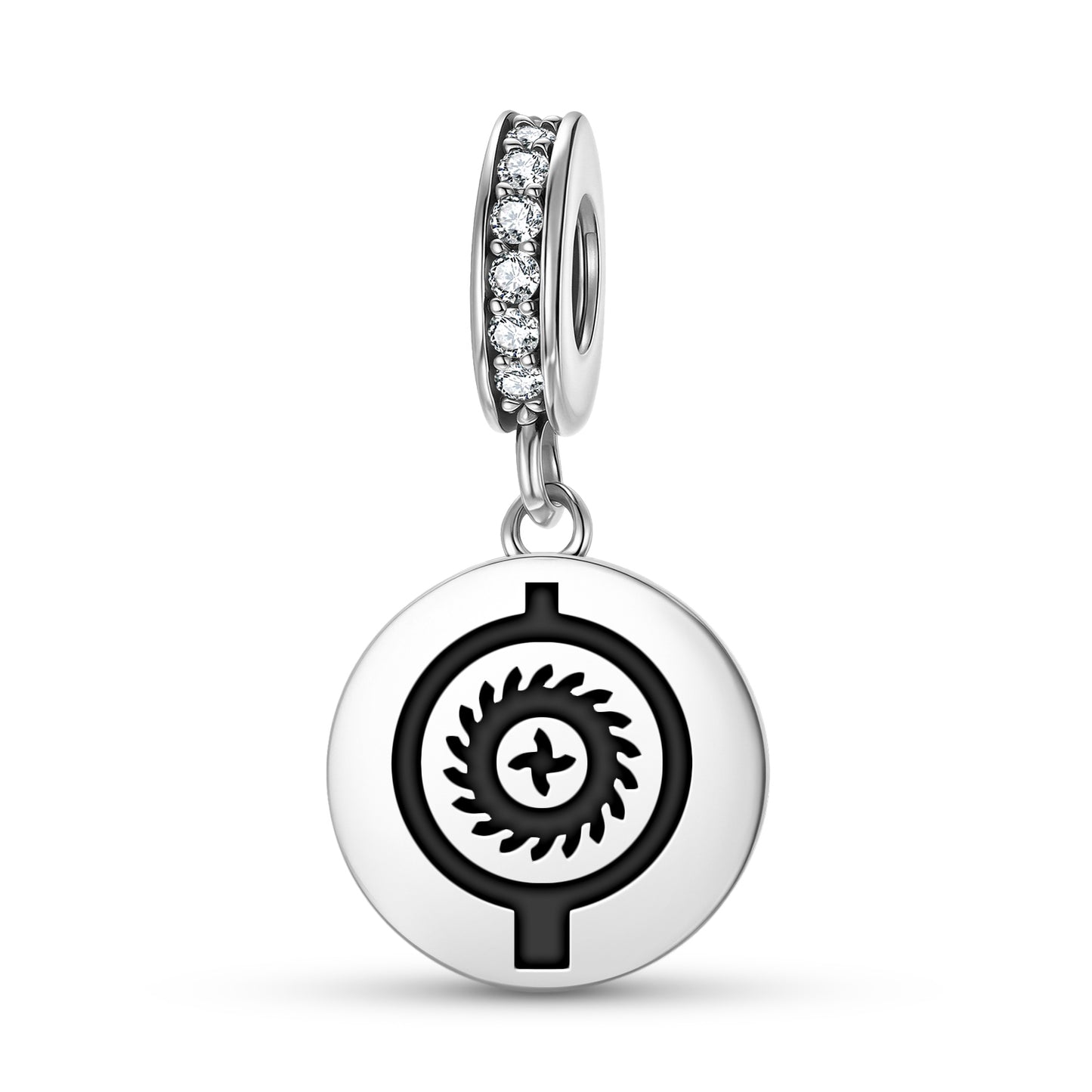 Kachina Rattle Hopi Symbols Pendant Dangle Charm