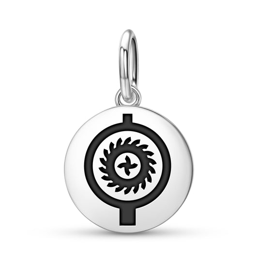 Kachina Rattle Hopi Symbols Pendant Dangle Charm