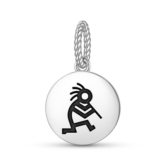 Kokopelli Hopi Symbols Pendant Dangle Charm