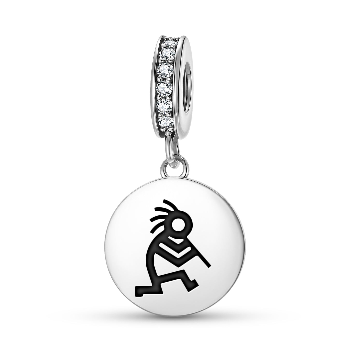 Kokopelli Hopi Symbols Pendant Dangle Charm