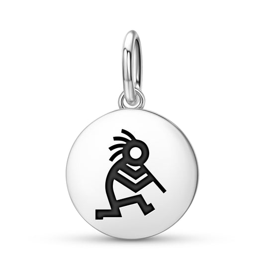 Kokopelli Hopi Symbols Pendant Dangle Charm