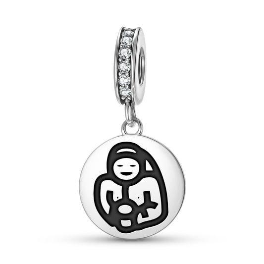 Mama Allpa Inca Symbols Pendant Dangle Charm