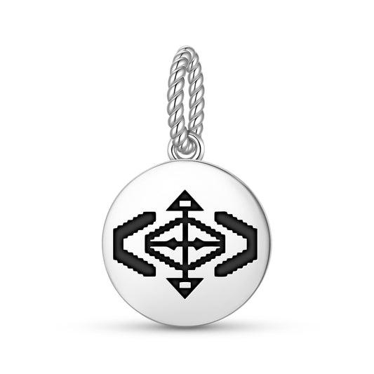 Tortoise Protection Lakota Sioux Symbols Pendant Dangle Charm